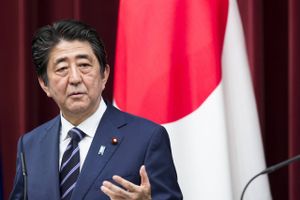 Den japanske premierminister Shinzo Abe. Foto: Bloomberg photo by Tomohiro Ohsumi.