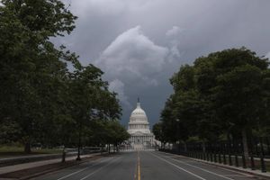 Der er mørke skyer på vej inde over den amerikanske økonomi, lyder det nu fra topchefen i den amerikanske storbank Wells Fargo. Foto: Anna Moneymaker/Getty Images/AFP