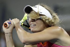Caroline Wozniacki var seedet som nummer fem i US Open. Foto: AP Photo/Julio Cortez