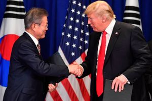 Den sydkoreanske præsident tager til Washington for at koordinere Nordkorea-strategien med USA.