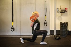 Mai Hansen træner i Fitness World. Motion, træning, sundhed. Foto: Melissa Kühn Hjerrild