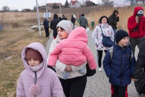 Ifølge ministerium har ingen ukrainere, der er kommet til Danmark, endnu søgt asyl. En del bor hos familie.