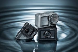 Actionkameraer fra GoPro, DJI og Sony. Foto: altomdata.dk