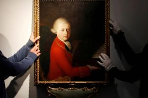 Et portrætmaleri af komponisten som barn er blevet solgt for 30 millioner kroner. 