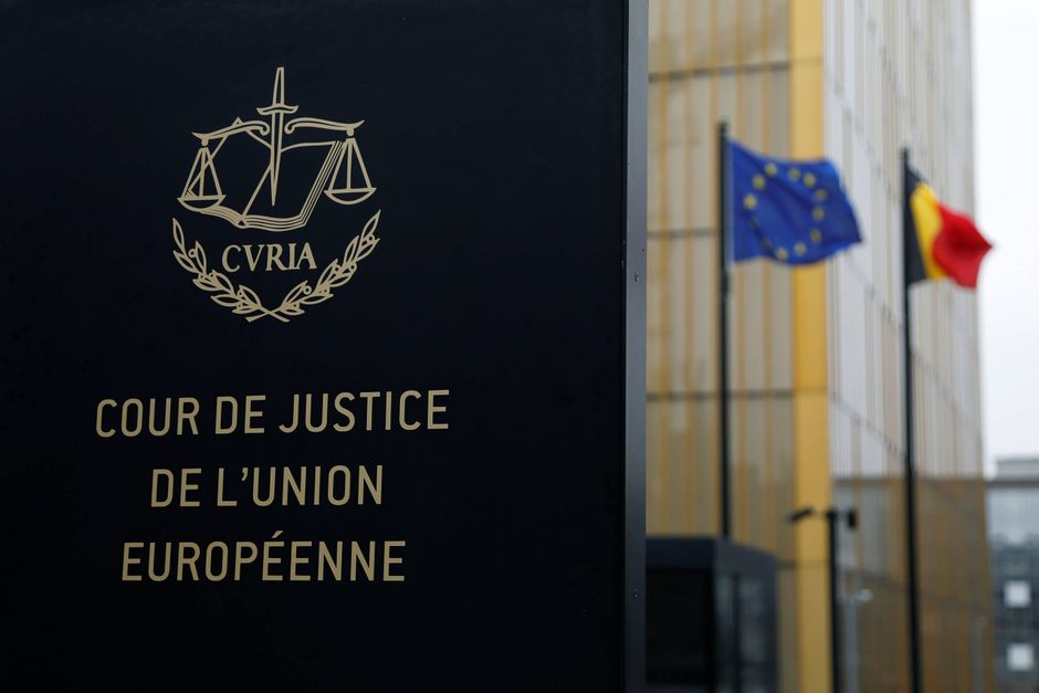 Indgangen til EU-domstolen i Luxemborg. Foto: Francois Lenoir/Reuters/Ritzau Scanpix