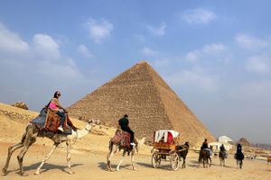Pyramidernes land står overfor en farlig tid med en lurende gældskrise i horisonten. Foto: Mohamed Abd El Ghany/Reuters/Ritzau Scanpix