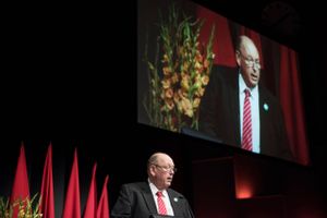 70 år: Harald Børsting nåede den højeste post som tillidsmand som formand for LO, men han er bekymret for det faldende medlemstal i landets fagforeninger. 