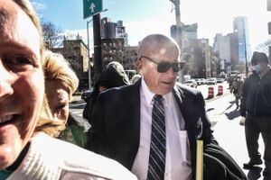 Laurence Doud arrives at court in New York on March 8. Bloomberg photo by Stephanie Keith