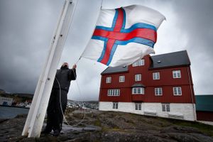 Regeringsbygningen i Tinganes, Tórshavn. Foto: Jan Dagø
