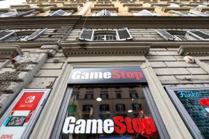 A GameStop store in Rome on Jan. 28, 2021. Foto: Bloomberg photo by Alessia Pierdomenico/Bloomberg