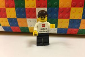 Vivitkort for Legos adm. direktør Niels Bjørn Christiansen.