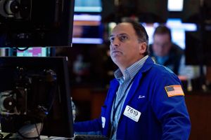  Trader James Conti works on the floor of the New York Stock Exchange, Wednesday, Sept. 29, 2021. Stocks rose modestly in morning trading on Wall Street Wednesday as the market regains its footing following a sharp drop a day earlier. (AP Photo/Richard Drew)