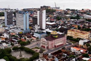 Luftfoto af Manaus i det nordlige Brasilien. Foto: Stringer/Reuters/Ritzau Scanpix