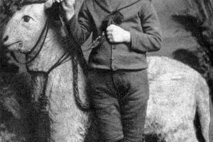 Franz Kafka som femårig. Foto: Wikipedia
