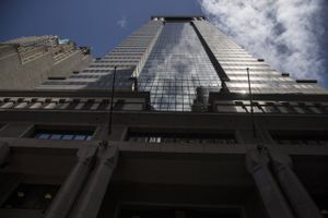 Det er blandt andet her i Deutsche Banks amerikanske hovedkontor på Wall Street at fyrede ansatte har haft adgang til bankens interne mailsystem. Foto: Bloomberg photo by Victor J. Blue
