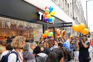 Tiger åbner butik nr. 500 i Notting Hill.