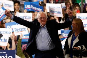 Bernie Sanders føler sig stadig sikker på en nominering. Foto: Caitlin Ochs/Reuters