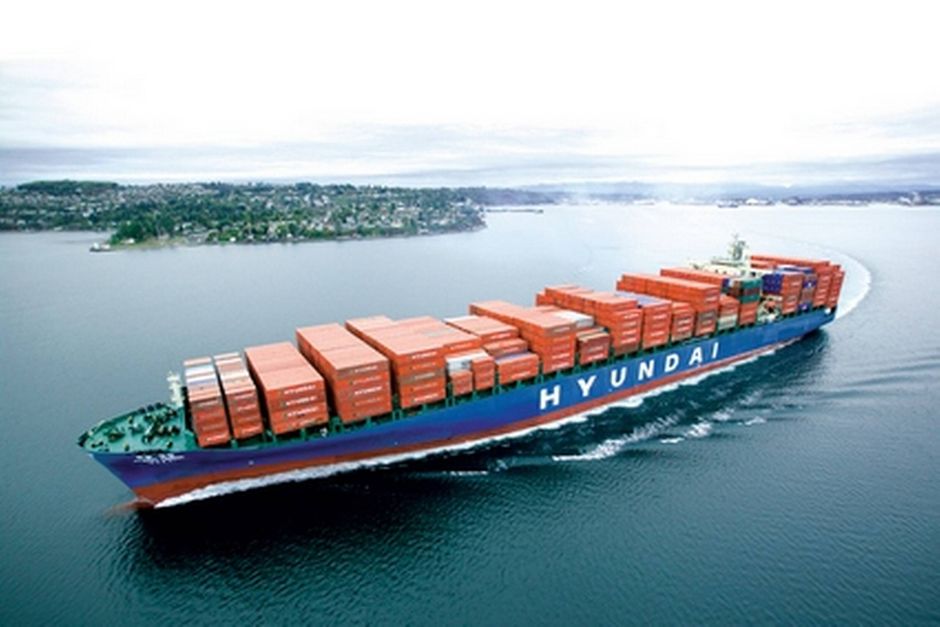 Containerskibet Hyundai Kingdom.