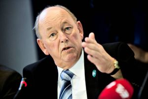 LO-formand Harald Børsting ved dagpengekommissionens pressemøde 19. oktober 2015.