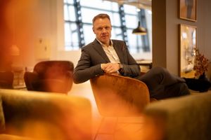 Jimmi Mortensen blev for et år siden chef for Danmarks største møbelkoncern, Actona Group med hovedsæde ved Holstebro og Lars Larsen Group som ejer. Foto: Joachim Ladefoged.   