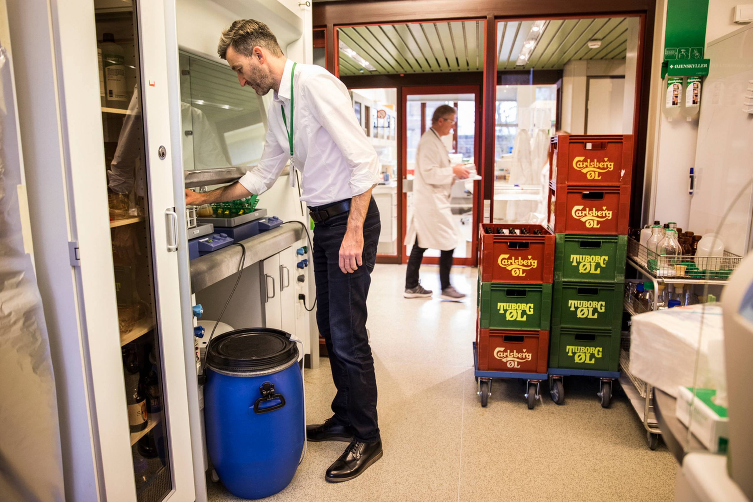 Carlsberg arbejder sammen med en række forskere på Carlsberg Laboratorium blandt andet for at udvikle bæredygtige løsninger. Foto: Stine Bidstrup