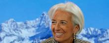Christine Lagarde har deltaget i mange årsmøder i World Economic Forum. I år er hun en af de syv formænd, der denne gang alle er kvinder. Foto. AP/Michel Euler