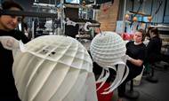 Lampeproducenten Louis Poulsen har A/S har ca. 200 ansatte på fabrikken i Vejen. Foto: Brian Karmark.