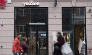 Tv-kunder i Yousee-forretningen rammes fra nytår af nye prisstigninger. Det er tredje år i træk, at telekæmpen skruer op for priserne. Foto: Gregers Tycho