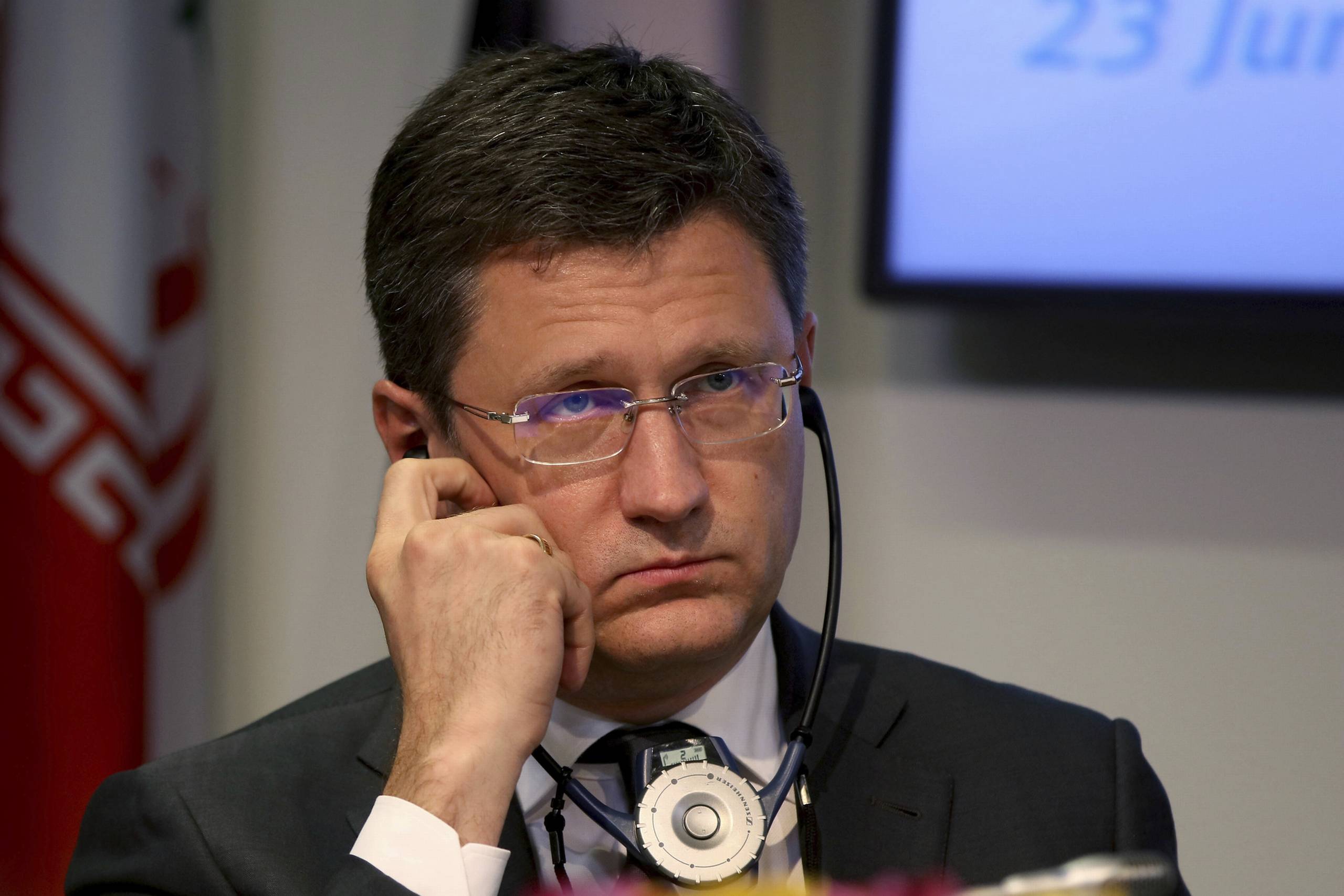 Den russiske energiminister Alexander Novak. Foto: AP/Ronald Zak