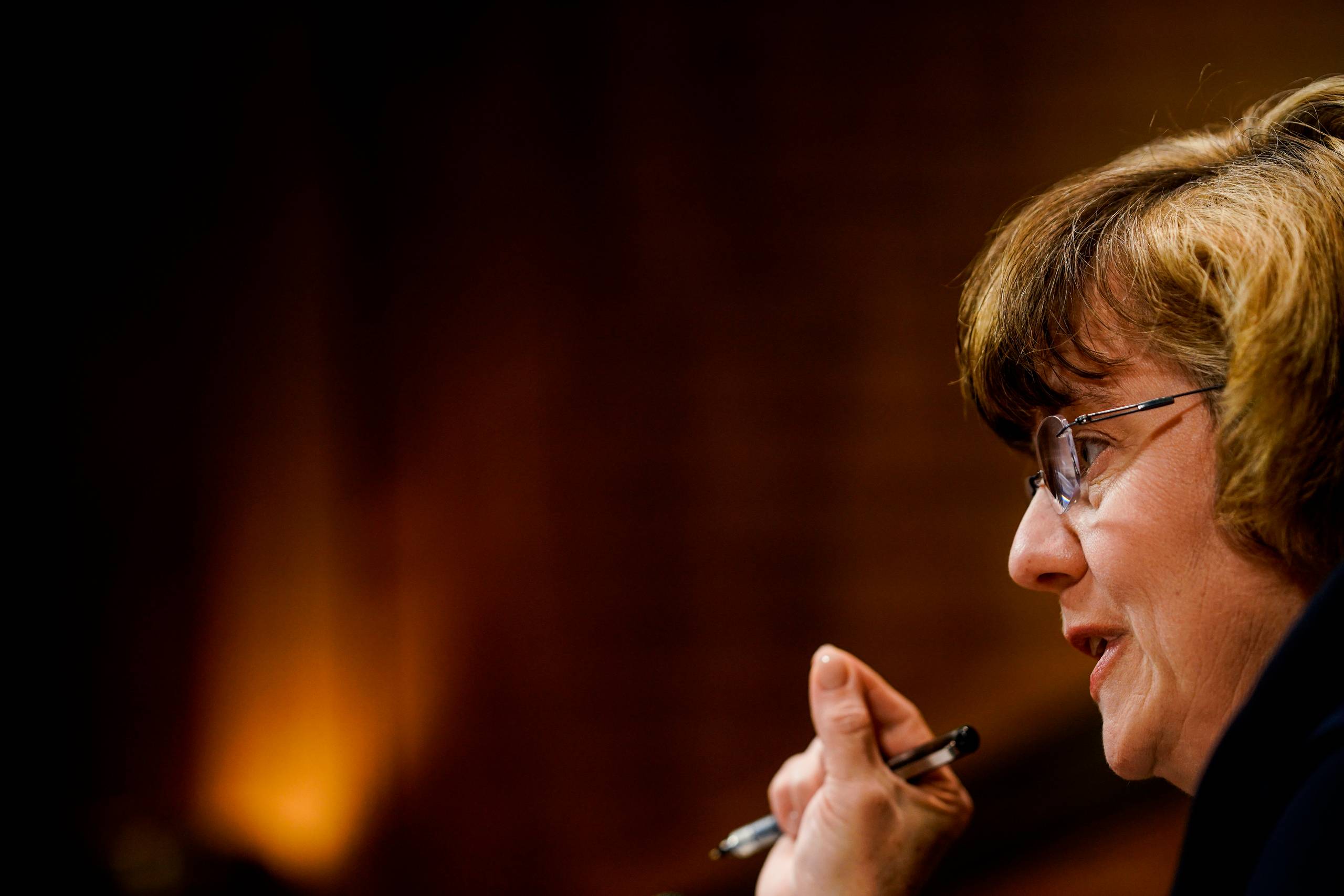 Rachel Mitchell at a Senate Judiciary Committee hearing on Thursday on Capitol Hill. Foto: Washington Post photo by Melina Mara