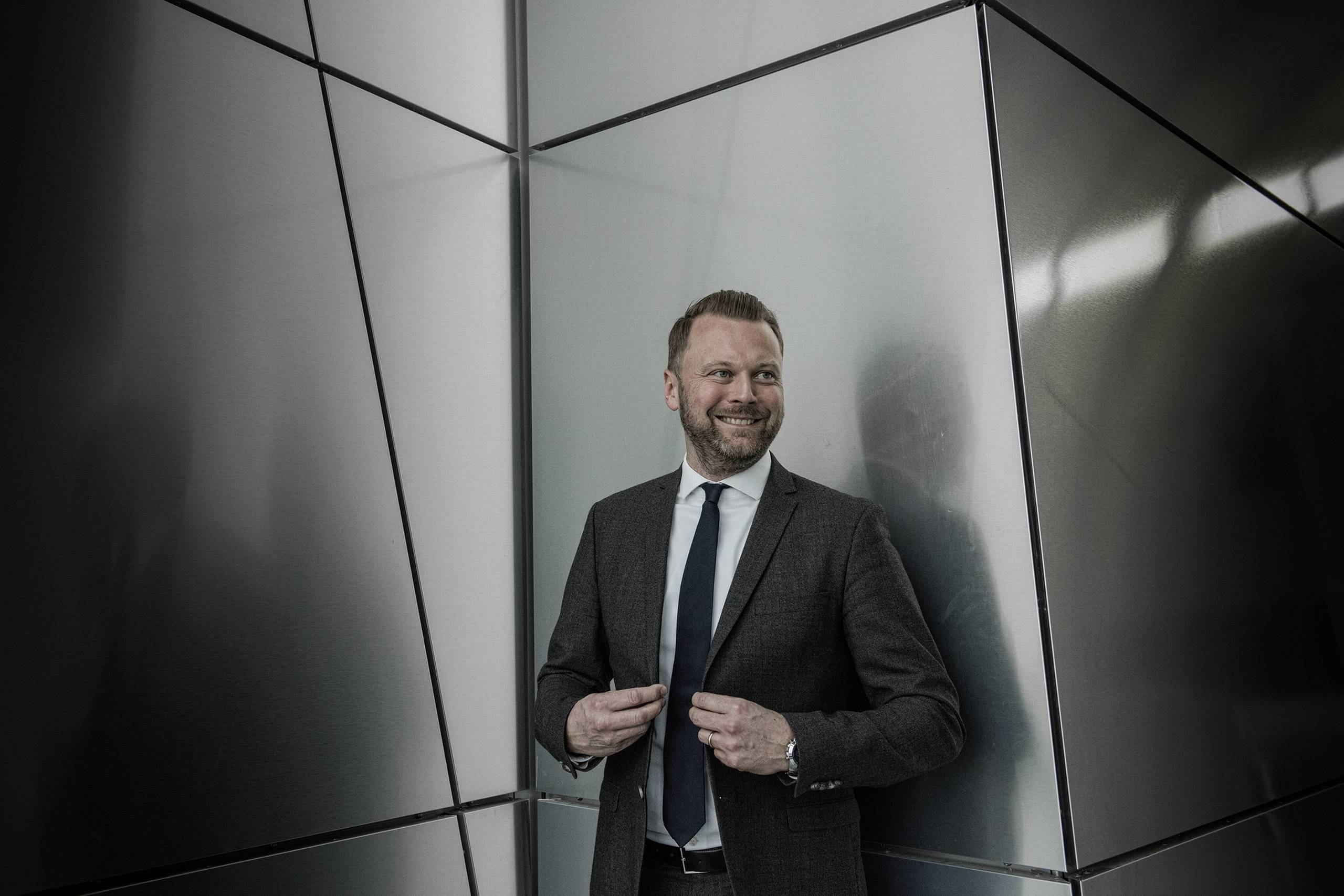 Lasse Rich Henningsen, som er kåret årets leder. Foto: Casper Dalhoff