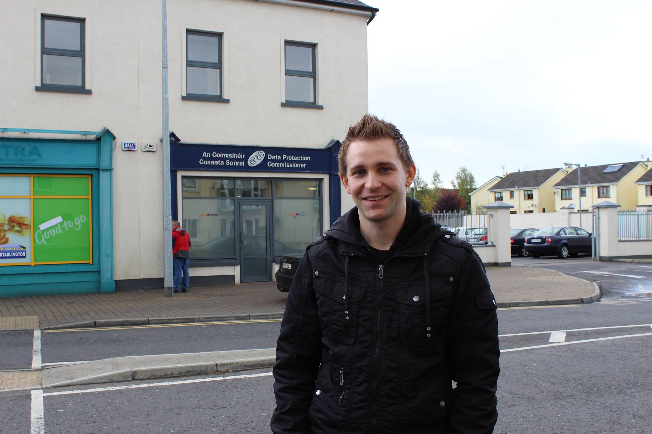 Max Schrems i Irland. Foto: NOYB