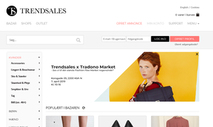 Fra den 1. maj bliver brugtbørserne Trendsales og Tradonos platforme lagt sammen. Foto: Screendump fra trendsales.dk