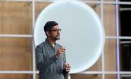 Øverste direktør for Google Sundar Pichai overtager posten som direktør for moderselskabet Alphabet. Foto: AP/Jeff Chiu