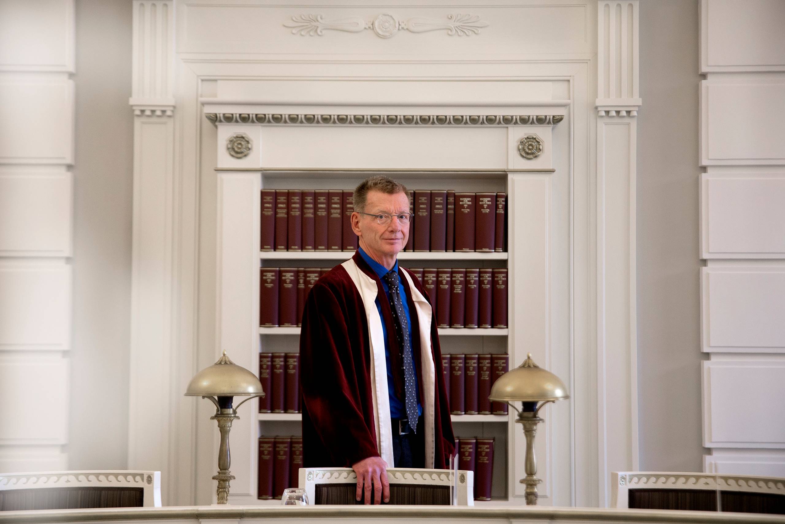 Foto: Finn Frandsen
    Thomas Rørdam bliver pr. 1.2. 2017 højesteretspræsident i Danmark. Fotograferet i Højesteret.
  