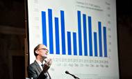»Markedskræfterne er sat ud af spil,« siger Torsten Sløk, cheføkonom i Deutsche Bank, der har kigget nærmere på tallene for virksomhedsobligationer. Foto: Lars Krabbe