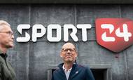 I spidsen for Sport24 står hovedaktionær og koncernchef Henrik Bruun (tv.) samt direktør Lars Elsborg. Foto: Joachim Ladefoged.