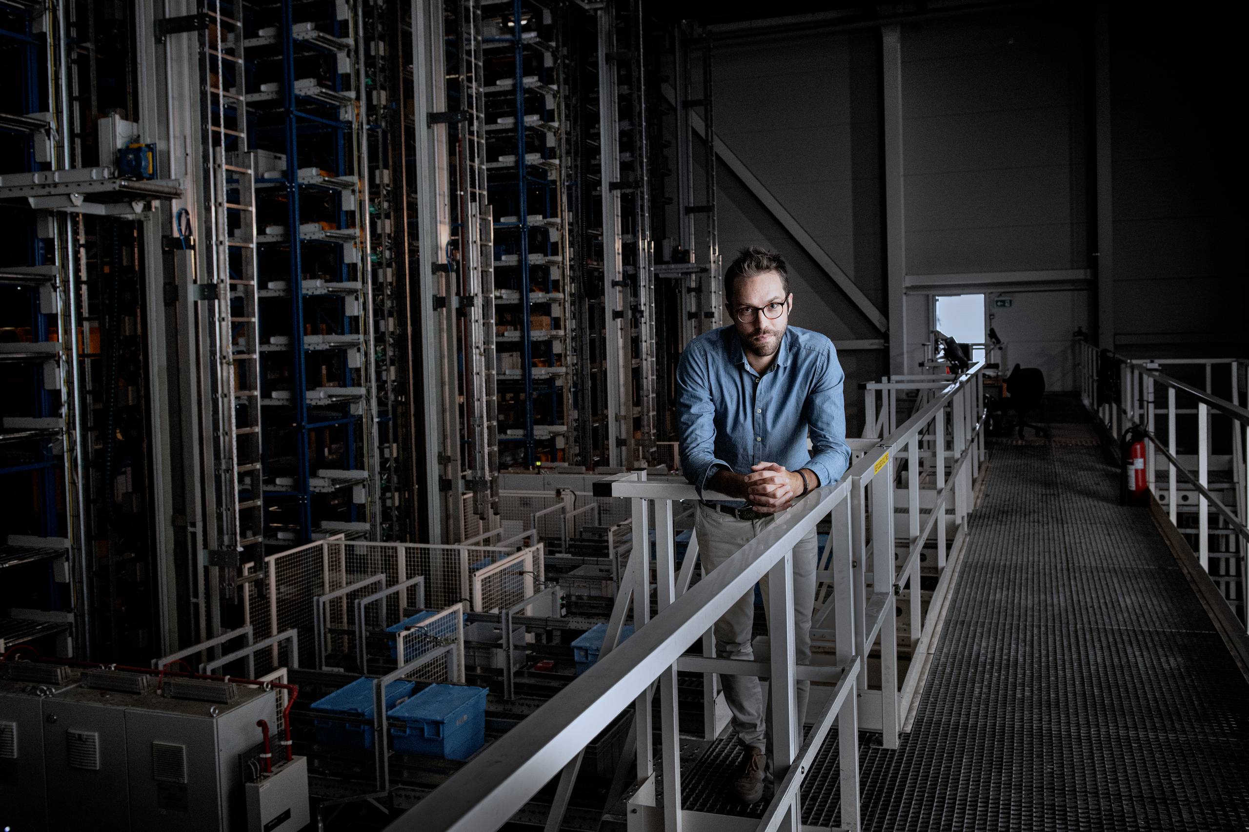 37-årige Thor Jørgensen er chef for Føtex-kæden i Salling Group men nu også i koncernledelsen fået ansvaret for online-handel samt digitalisering. Foto: Casper Dalhoff.  
