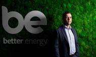 Better Energy med direktør Rasmus Lildholdt Kjær i spidsen laver solcelleparker og har fået en stor investering, der værdiansætter selskabet til over 1 mia. kr. Foto: Gregers Tycho