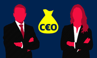 En række topchefer i de største danske børsnoterede virksomheder skiller sig klart ud, når det gælder bonusser og særtillæg. Illustration: Anders Thykier