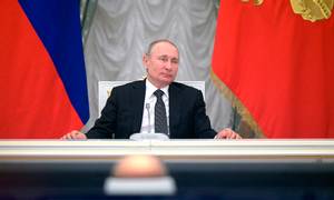 Den russiske præsident Vladimir Putin siges at være den sværeste gåde at løse, når det kommer til kortlægning af formuer. Foto: AP/Aleksej Drusjinin