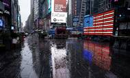 A deserted Times Square is pictured following the outbreak of coronavirus disease (COVID-19), in the Manhattan borough of New York City, New York, U.S., March 23, 2020. REUTERS/Carlo Allegri