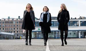 Female Invest er et investeringsnetværk for kvinder, som er stiftet af Anna-Sophie Hartvigsen, Camilla Falkenberg og Emma Bitz. Arkivfoto: Gregers Tycho