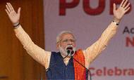 Indiens premierminister Narendra Modi har med sin højrenationale politik og religiøse favorisering af hinduer skabt voksende politisk uro. Foto: AP/Anupam Nath