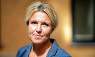 Adm. direktør Charlotte Skovgaard fra Merkur Andelskasse har ingen problemer med at stille krav til kunderne om bæredygtighed. Foto: Stine Bidstrup.