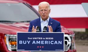 I Europa er der store forventninger til det transatlantiske samarbejde, hvis Joe Biden vinder præsidentvalget, men optimismen kan vise sig ubegrundet. Foto: AP/Patrick Semansky