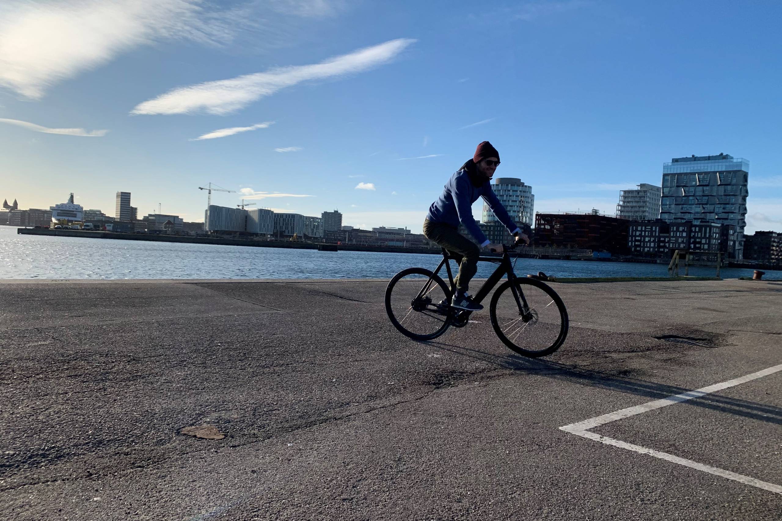 De to iværksættere Anders og Anders håber på at få det danske cykelkoncept ud i verden - i første omgang Europa. Foto: Jooll/PR