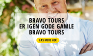 "Bravo Tours er igen gode gamle Bravo Tours", kan man læse på rejsebureauets hjemmeside.