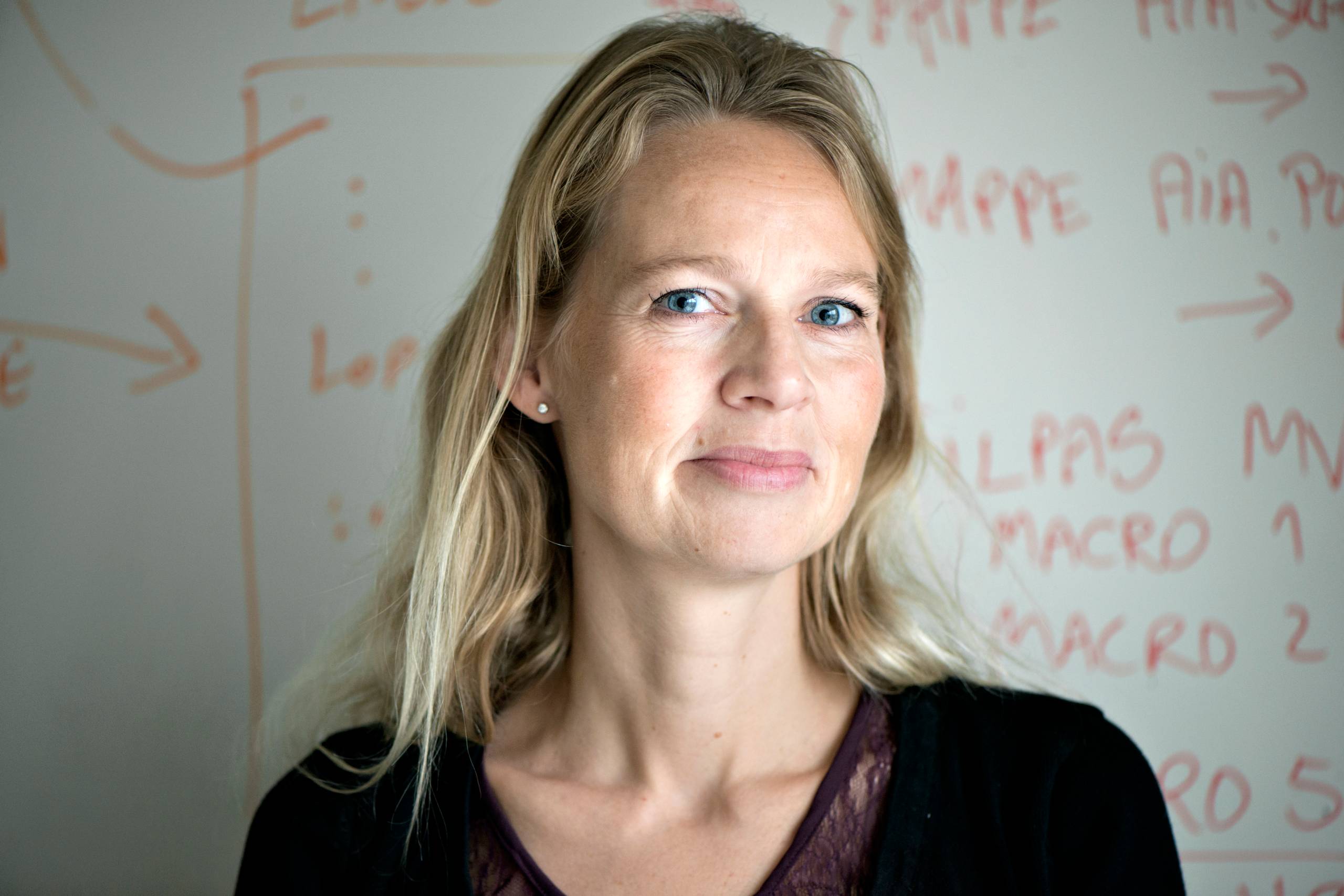 Charlotte Markussen, chefaktuar i Velliv. Foto: Lars Krabbe.  