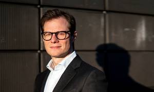 Topchef i Danske Bank, Carsten Egeriis, er tilfreds med den underliggende forretning i banken. Foto: Stine Bidstrup.